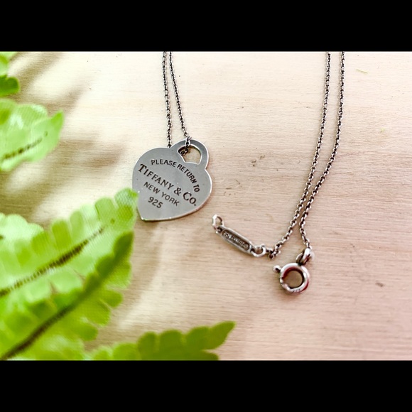 Tiffany Silver Heart Necklace - Picture 3 of 7